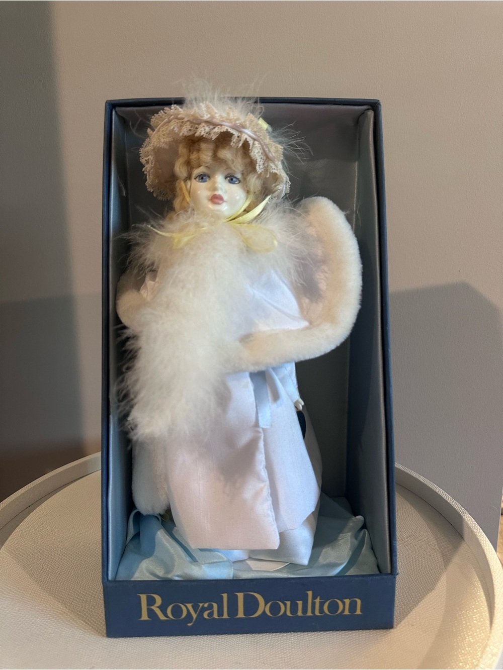 Vintage 1982 Royal Doulton Nisbet "Swansdown" Porcelain Doll - Limited Edition